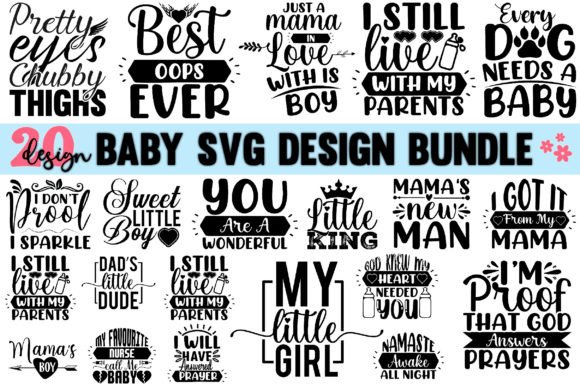 Download Baby SVG Bundle Newborn Cute Boy Girlsvg - Baby svg bundle Collection