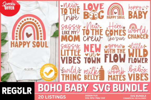 Download Boho Baby Svg Bundle - Baby svg bundle Collection