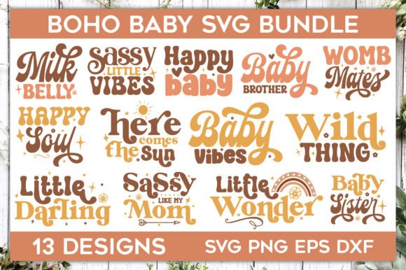 Download Boho Baby SVG Bundle - Baby svg bundle Collection