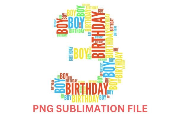 Download 3rd Birthday Boy PNG Sublimation File - Sublimation Collection