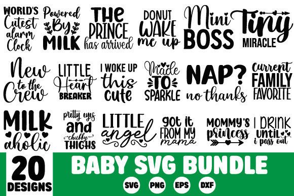 Download Baby SVG Bundle, Baby Sayings SVG - Baby svg bundle Collection