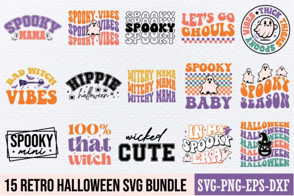 Download Retro Halloween Svg Bundle - Premium Resources