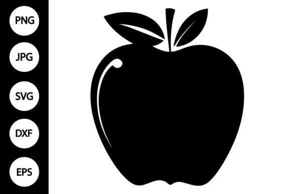 Download Silhouette Apple SVG - Apple svg Collection