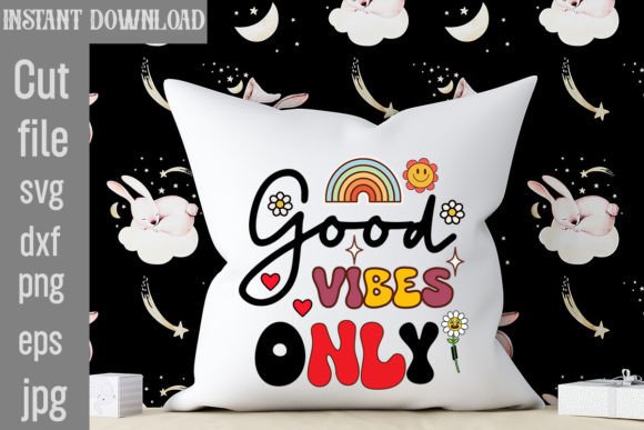 Download Good Vibes Only Retro PNG Sublimation - Sublimation Collection