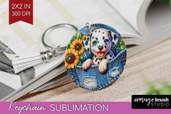 Download Dog in Pocket Keychain PNG Sublimation - Sublimation Collection